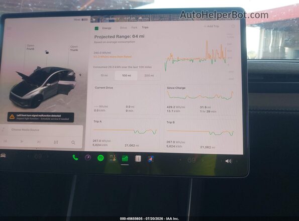 7SAYGDEE2TF404856 2026 TESLA MODEL Y Серебряный Вид задних сидений