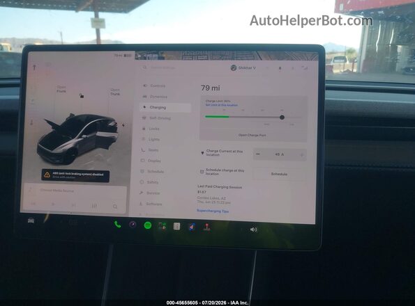 7SAYGDEE2TF404856 2026 TESLA MODEL Y Серебряный 