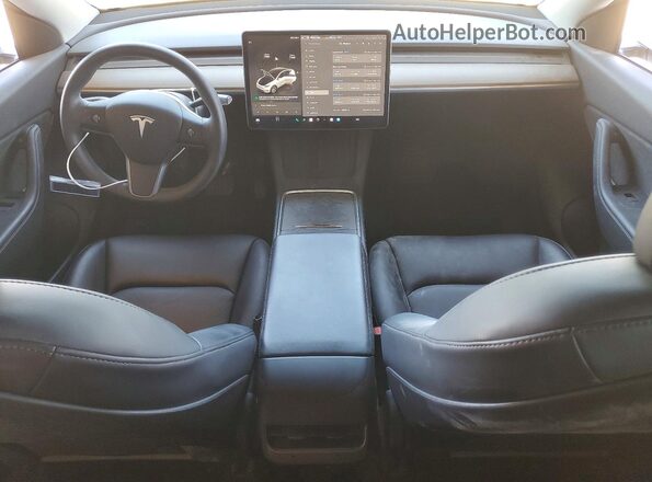 7SAYGDEE3NF354195 2022 TESLA MODEL White Vista del salpicadero