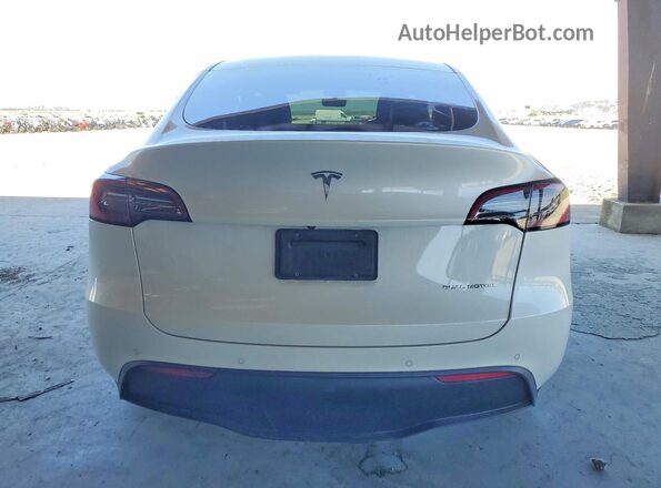 7SAYGDEE3NF354195 2022 TESLA MODEL White Vista trasera