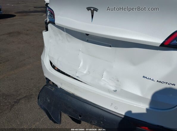 7SAYGDEE3NF373166 2022 TESLA MODEL Y White 