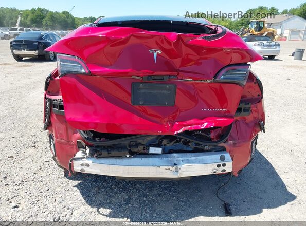 7SAYGDEE3PA043561 2023 TESLA MODEL Y Red Вид спереду