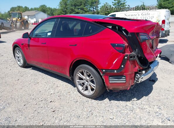 7SAYGDEE3PA043561 2023 TESLA MODEL Y Red Задня ліва чверть