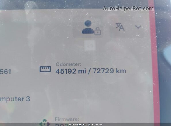 7SAYGDEE3PA043561 2023 TESLA MODEL Y Red 