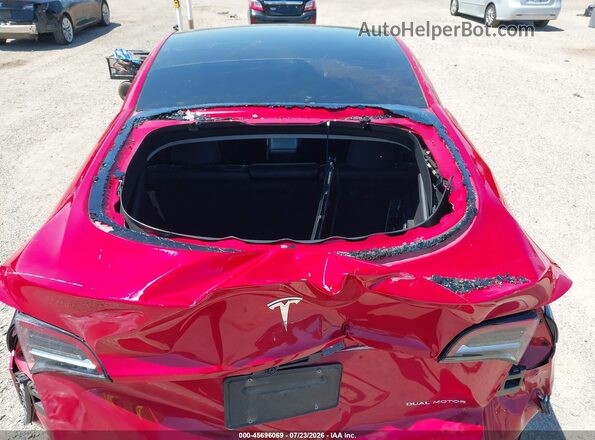 7SAYGDEE3PA043561 2023 TESLA MODEL Y Red 
