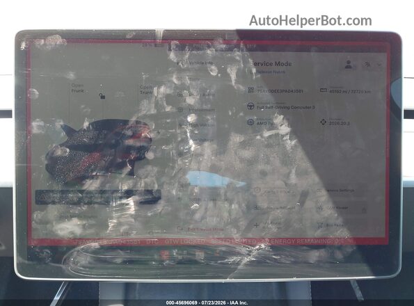 7SAYGDEE3PA043561 2023 TESLA MODEL Y Red 