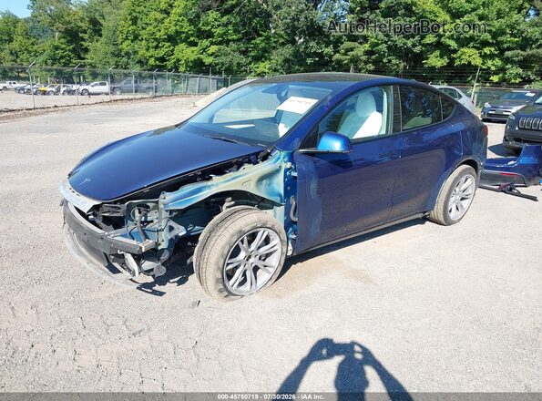 7SAYGDEE3PA090525 2023 TESLA MODEL Y Синий Передняя левая четверть