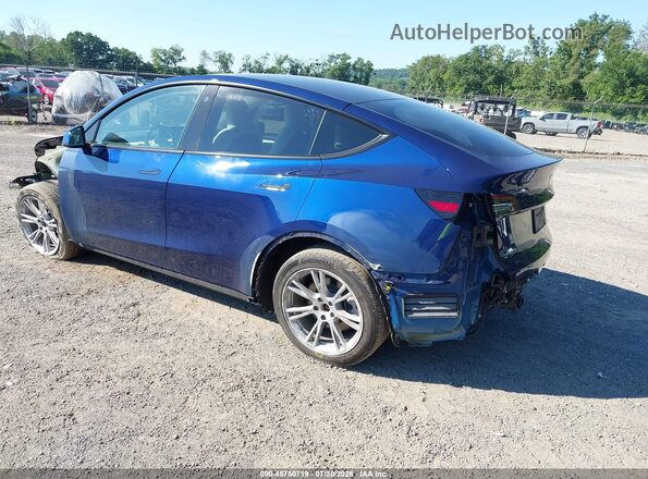 7SAYGDEE3PA090525 2023 TESLA MODEL Y Синий Задняя левая четверть