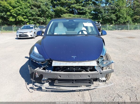 7SAYGDEE3PA090525 2023 TESLA MODEL Y Синий Вид задней части салона
