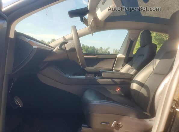 7SAYGDEE3PF594270 2023 TESLA MODEL Black Вид салону спереду