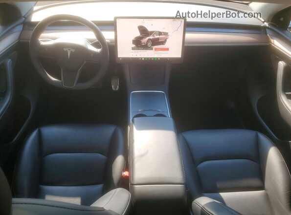 7SAYGDEE3PF594270 2023 TESLA MODEL Black Вид панелі приладів