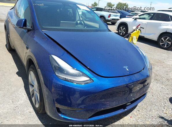 7SAYGDEE3PF854344 2023 TESLA MODEL Y Dark Blue Вид щитка приладів