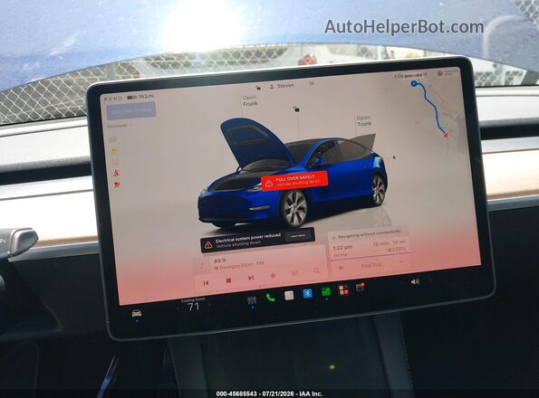 7SAYGDEE3PF854344 2023 TESLA MODEL Y Dark Blue 
