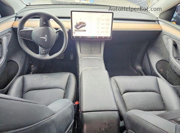 7SAYGDEE3SA361432 2025 TESLA MODEL Black Vista del salpicadero