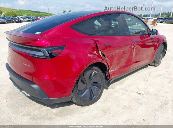 7SAYGDEE3TA474119 2026 TESLA MODEL Y Red Rear right