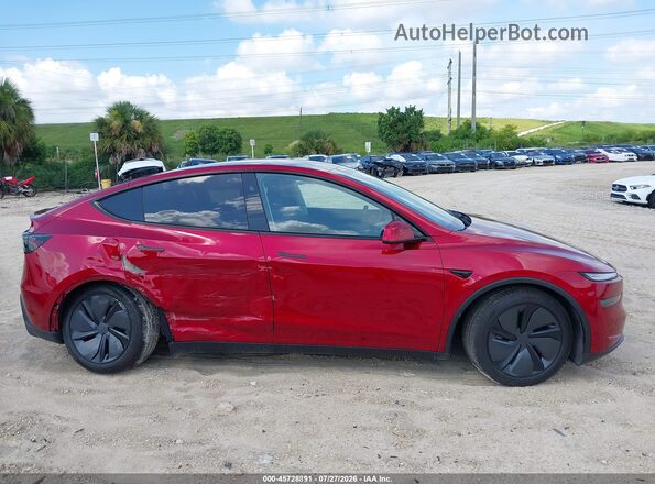 7SAYGDEE3TA474119 2026 TESLA MODEL Y Red Instrument cluster view