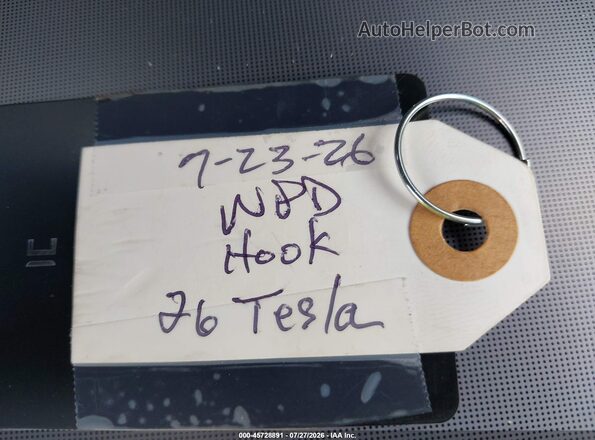 7SAYGDEE3TA474119 2026 TESLA MODEL Y Red Rear view