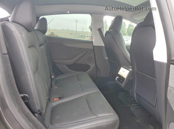 7SAYGDEE3TF443245 2026 TESLA MODEL Charcoal უკანა სავარძლების ხედი