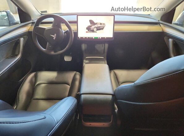 7SAYGDEE4NA020013 2022 TESLA MODEL Teal Vista del salpicadero