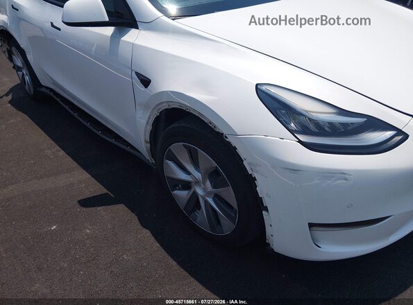 7SAYGDEE4NF374746 2022 TESLA MODEL Y White Դիմացի տեսք