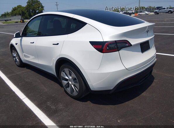 7SAYGDEE4NF374746 2022 TESLA MODEL Y White Հետևի ձախ