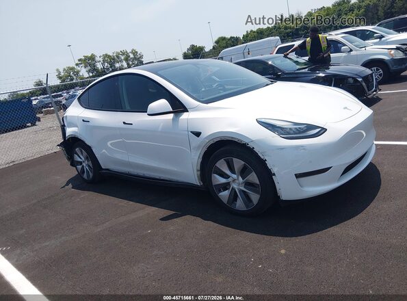 7SAYGDEE4NF374746 2022 TESLA MODEL Y White Սալոնի հետևի տեսք