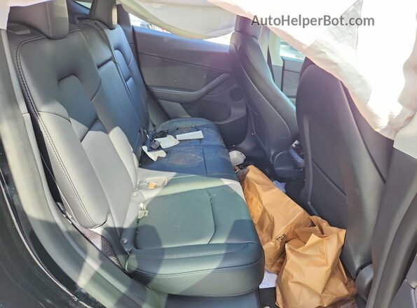 7SAYGDEE4NF424819 2022 TESLA MODEL Черный Вид задних сидений