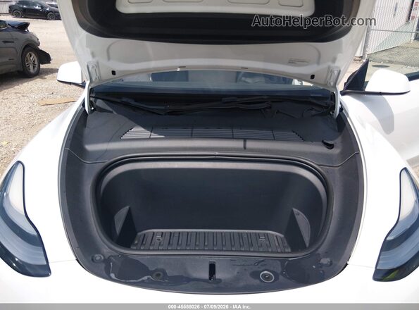 7SAYGDEE4PA060384 2023 TESLA MODEL Y White Widok z tyłu