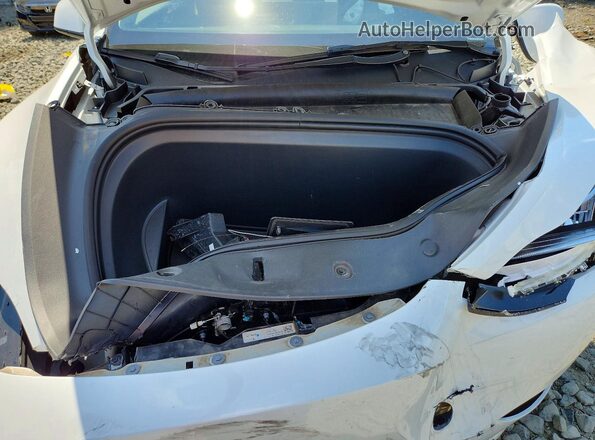 7SAYGDEE4PA075385 2023 TESLA MODEL Белый Вид задней части салона