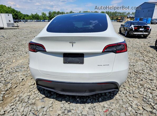 7SAYGDEE4PA075385 2023 TESLA MODEL Белый Вид сзади
