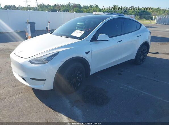 7SAYGDEE4PA113178 2023 TESLA MODEL Y White Przód lewy