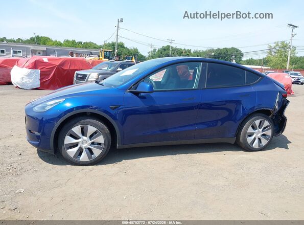 7SAYGDEE4PA125959 2023 TESLA MODEL Y Dark Blue Панорамний вид салону 360°