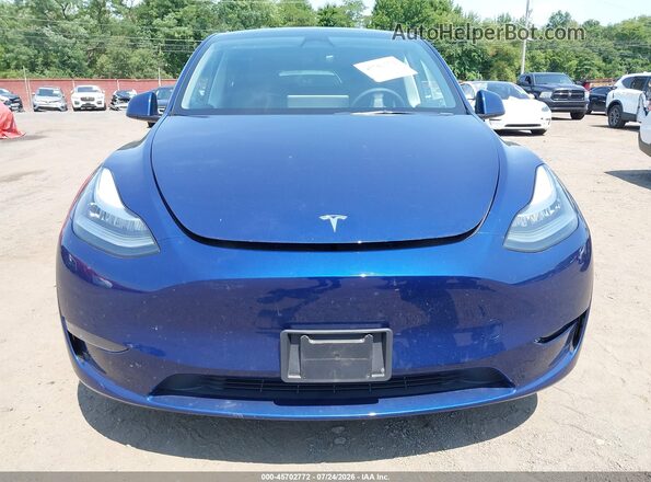 7SAYGDEE4PA125959 2023 TESLA MODEL Y Dark Blue Вид щитка приладів