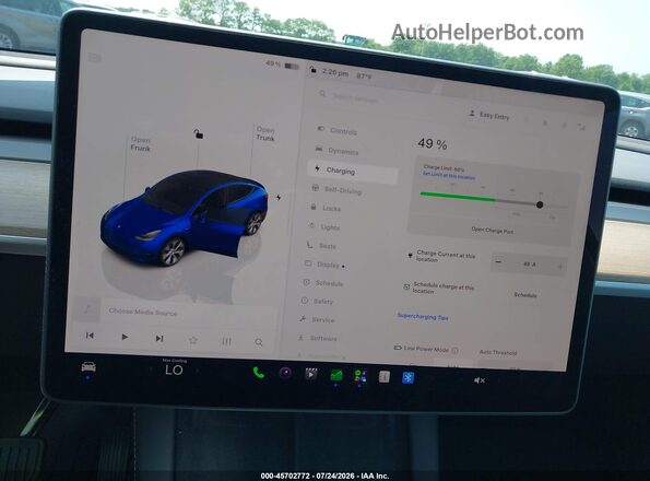 7SAYGDEE4PA125959 2023 TESLA MODEL Y Dark Blue 