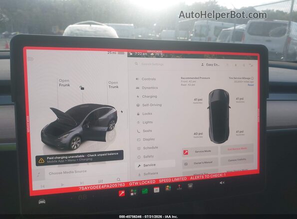 7SAYGDEE4PA205763 2023 TESLA MODEL Y Gray 