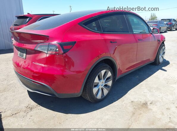 7SAYGDEE4PF624649 2023 TESLA MODEL Y Red Rear right