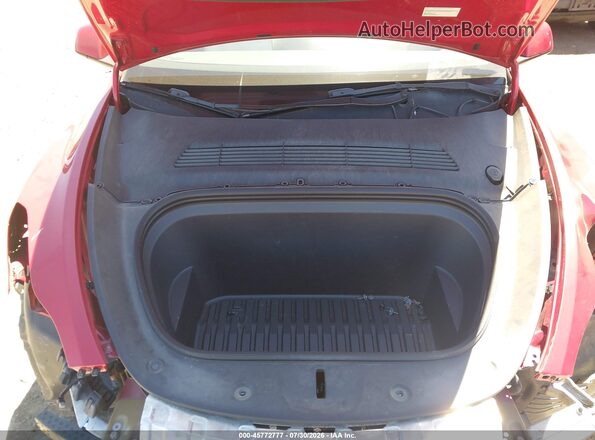 7SAYGDEE4PF624649 2023 TESLA MODEL Y Red Rear view