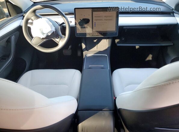 7SAYGDEE4PF628068 2023 TESLA MODEL Black Առջևի վահանակի տեսք