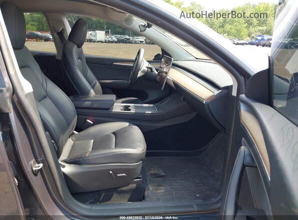 7SAYGDEE4PF861741 2023 TESLA MODEL Y Серый Вид салона спереди