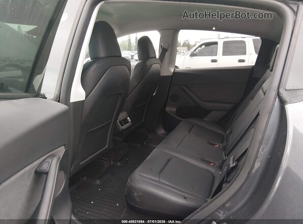 7SAYGDEE4PF898403 2023 TESLA MODEL Y Gray Vista de la etiqueta del VIN