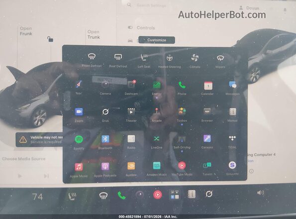 7SAYGDEE4PF898403 2023 TESLA MODEL Y Gray 