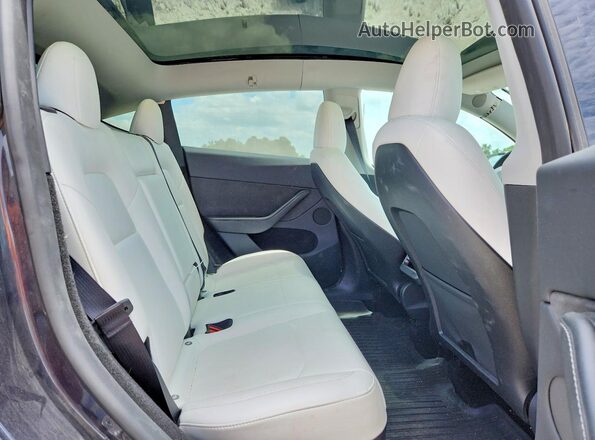 7SAYGDEE4RA283351 2024 TESLA MODEL Серый Вид задних сидений