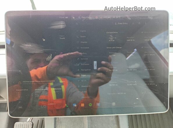 7SAYGDEE4RA283351 2024 TESLA MODEL Серый Вид щитка приборов