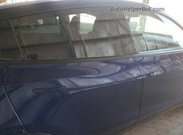 7SAYGDEE4RF168686 2024 TESLA MODEL Синий Вид задних сидений