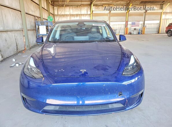 7SAYGDEE4RF168686 2024 TESLA MODEL Синий Вид спереди