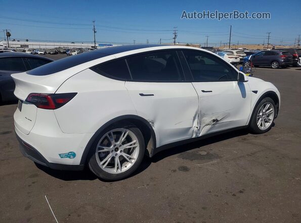 7SAYGDEE5NF386307 2022 TESLA MODEL Белый Задняя правая четверть