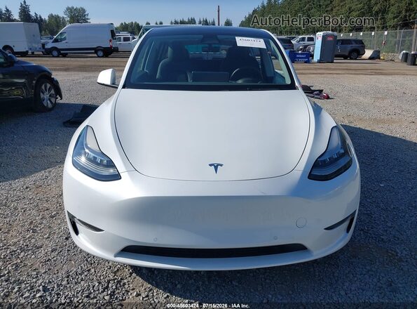 7SAYGDEE5NF428622 2022 TESLA MODEL Y White Вид щитка приладів