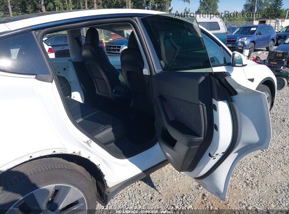 7SAYGDEE5NF428622 2022 TESLA MODEL Y White Вид наклейки з VIN-кодом