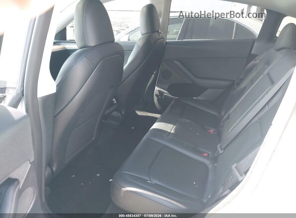7SAYGDEE5PA093944 2023 TESLA MODEL Y White Vista de la etiqueta del VIN