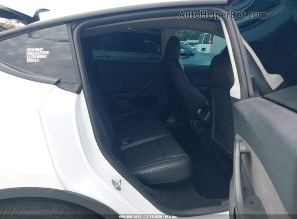7SAYGDEE5PA185278 2023 TESLA MODEL Y White Widok naklejki z numerem VIN
